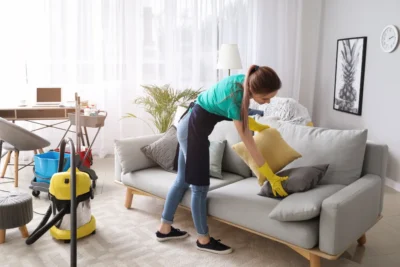 Cleaning Chief professional performing armchair and dining chair cleaning in NYC