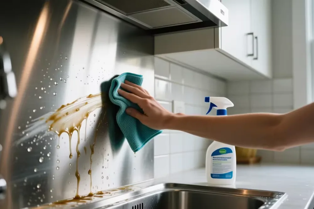 Cleaning Chief professional performing dining area and front-of-house tile in NYC