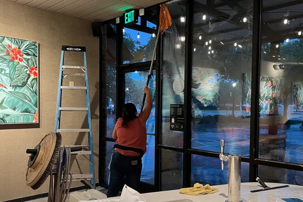 Cleaning Chief professional performing french pane and multi-panel detailing in NYC