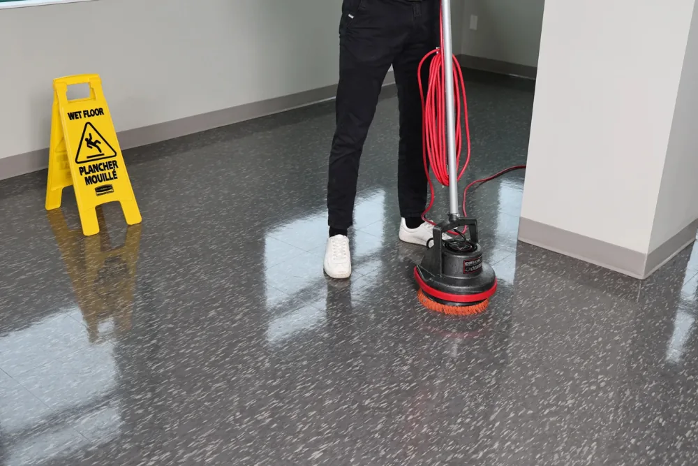 Cleaning Chief professional performing matte or gloss finish options in NYC