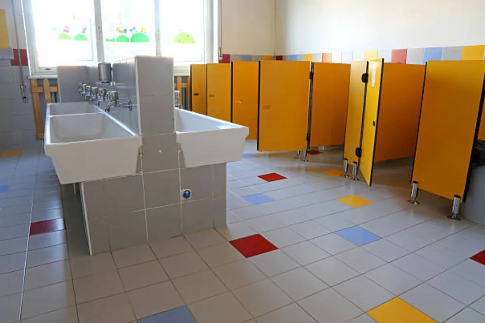 Cleaning Chief professional performing medical facility tile sanitization in NYC