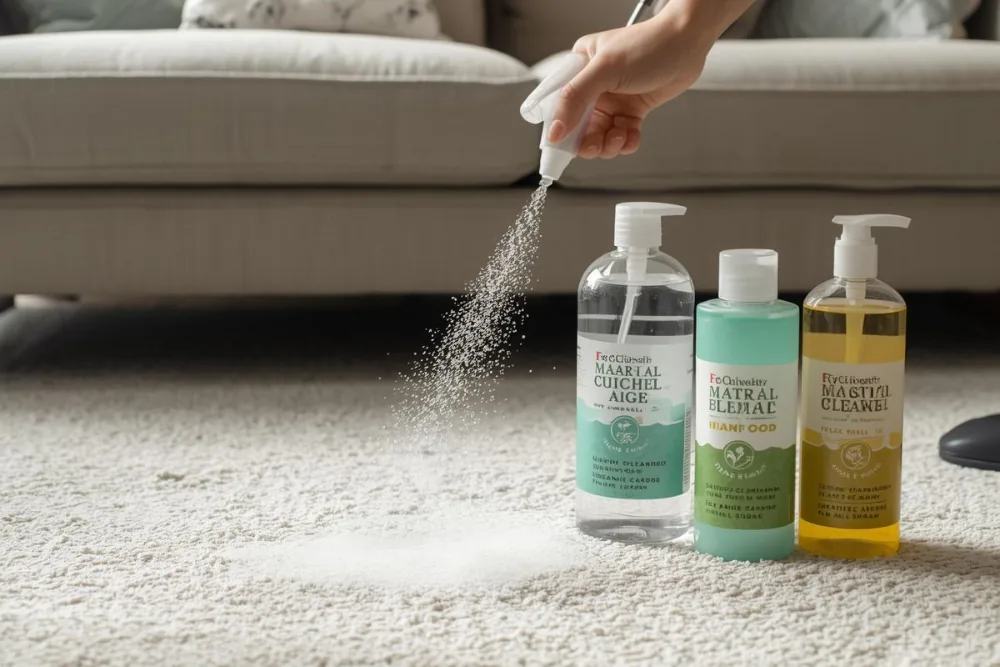 Cleaning Chief professional performing pet stain and odor treatment in NYC
