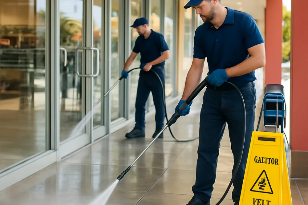 Cleaning Chief professional performing school and daycare bathroom cleaning in NYC