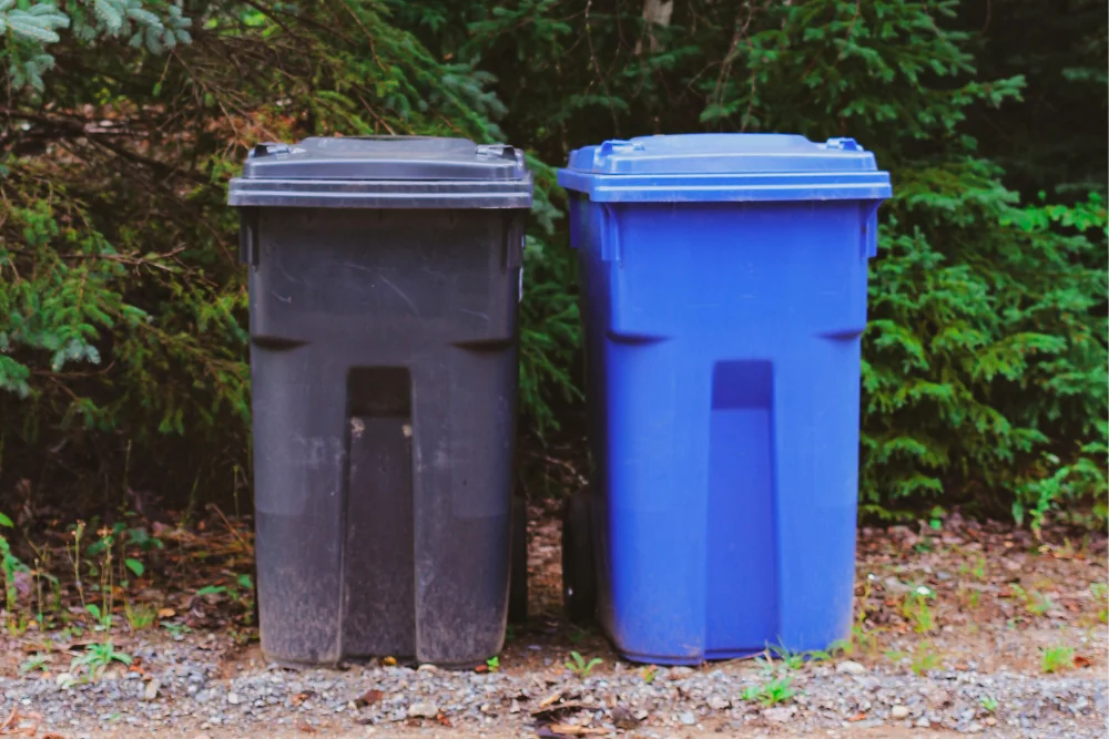 Cleaning Chief professional performing trash & recycling removal in NYC